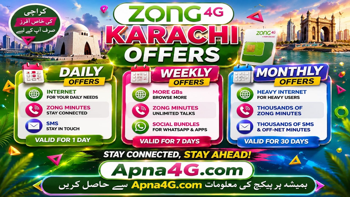 Zong Karachi Offers Price & Code