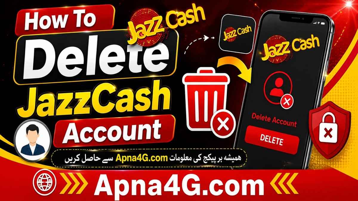 How To Delete JazzCash Account