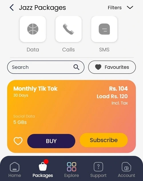 How To Subscribe 5GB TikTok Package
