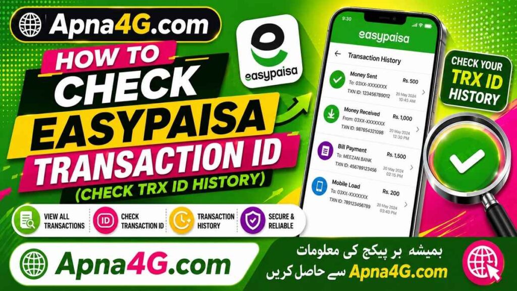 Check Easypaisa Transaction ID