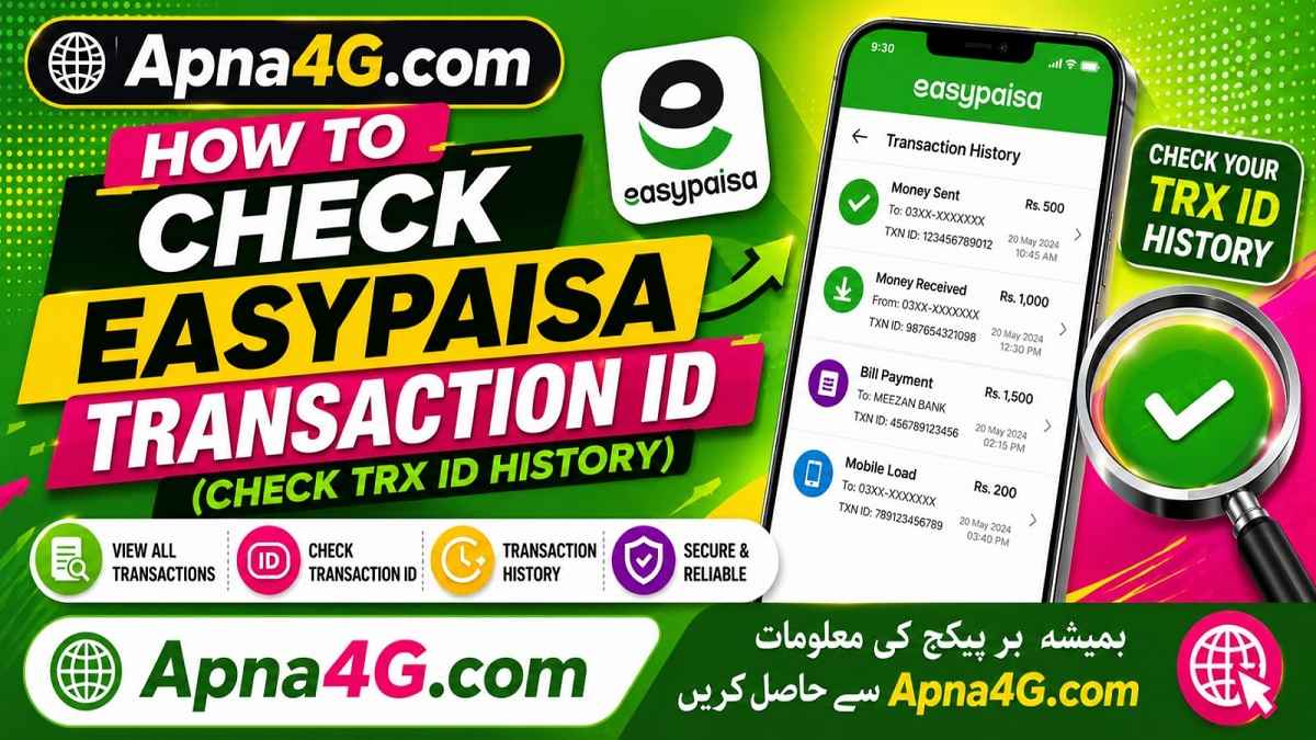 Check Easypaisa Transaction ID