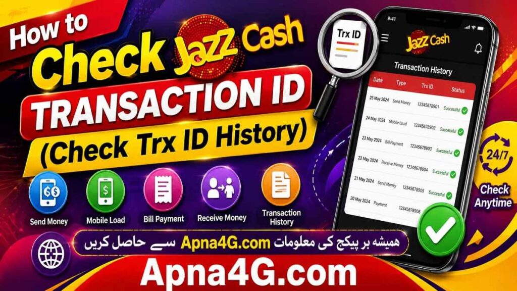 Check Jazz Cash Transaction ID