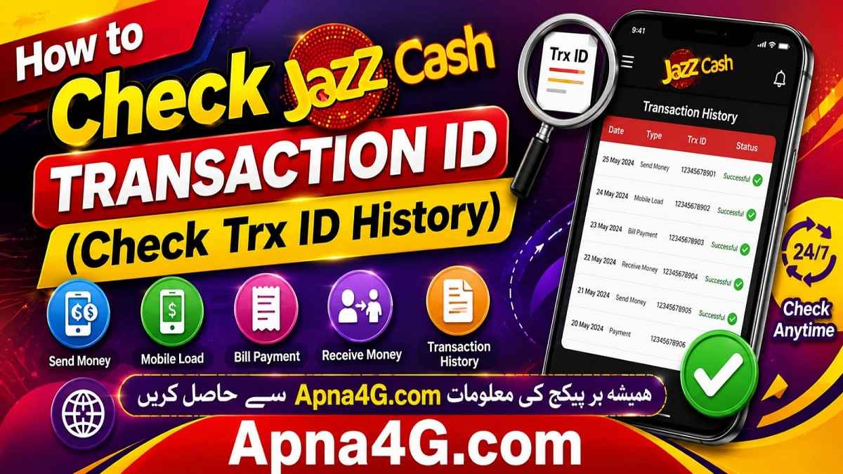 Check Jazz Cash Transaction ID