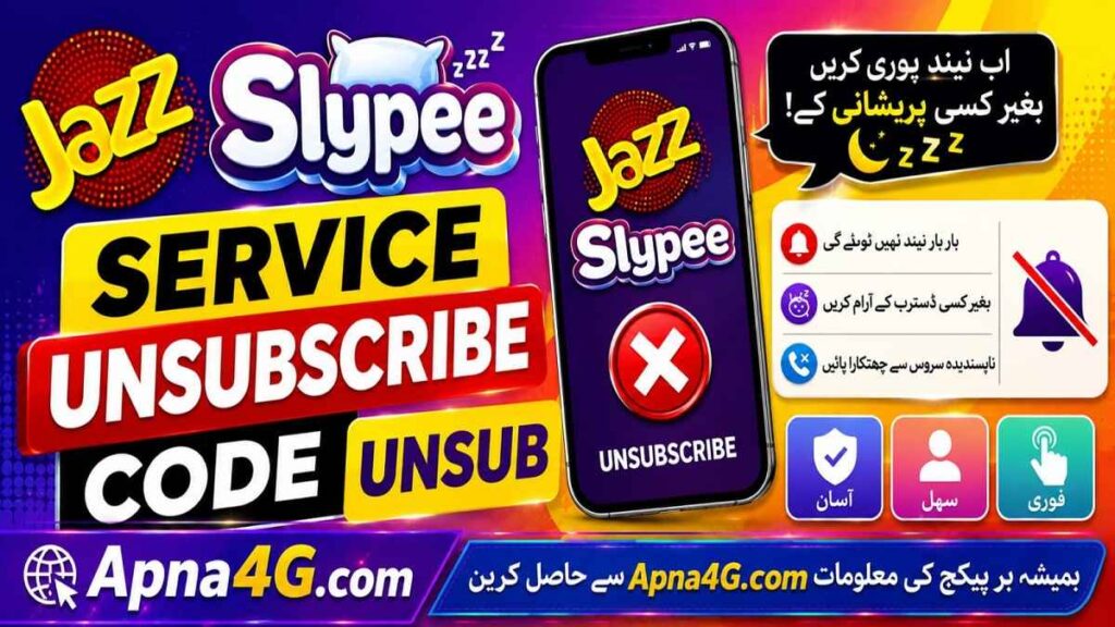 Jazz Slypee Service Unsubscribe Code