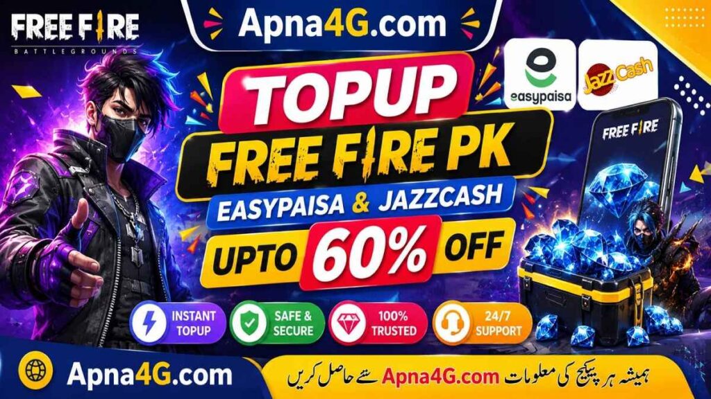 TopUp Free Fire PK EasyPaisa