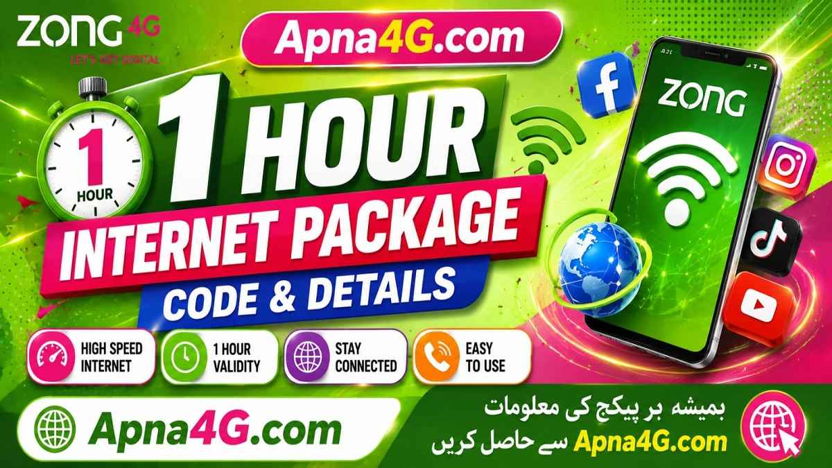 Zong 1 Hour Internet Package