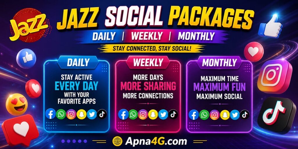 Jazz Facebook Packages info