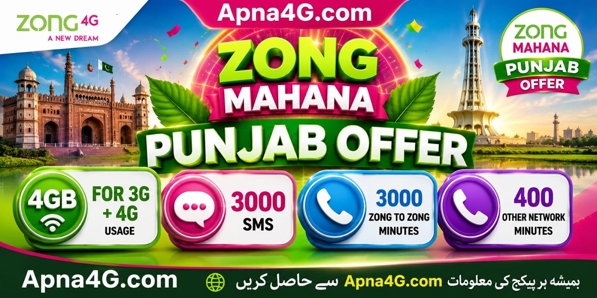 Zong Monthly Punjab Offer