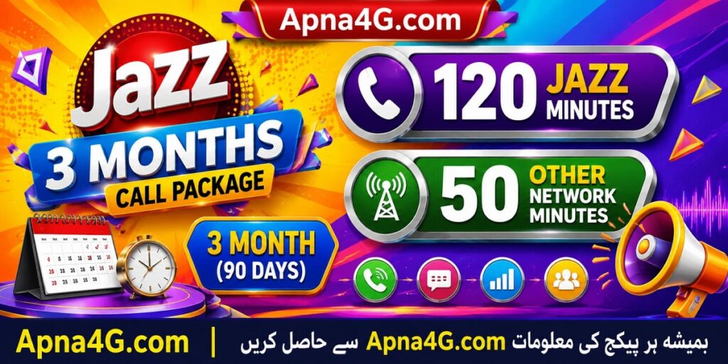 Jazz 3 Months Call Package
