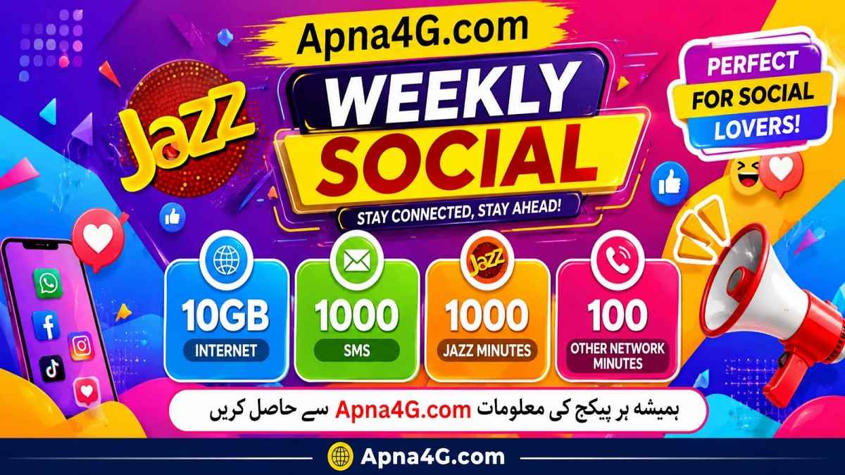 Jazz Weekly Social 10GB