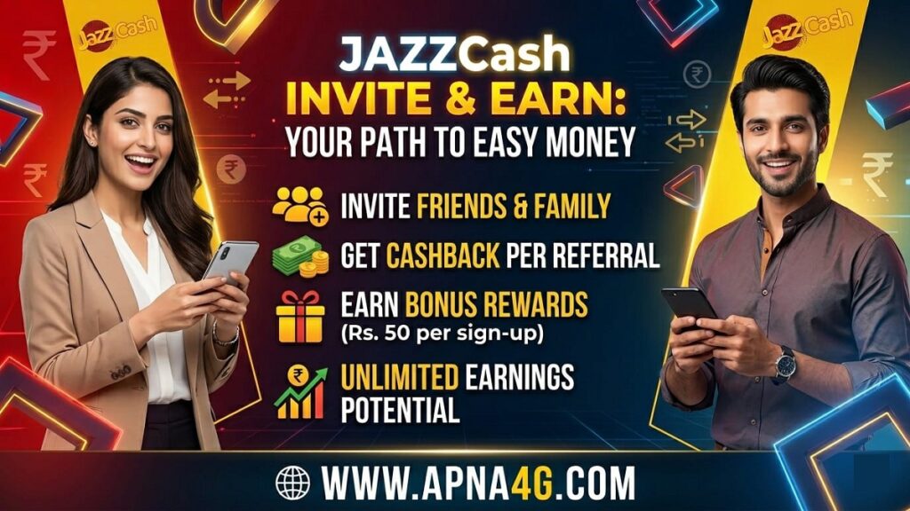 JazzCash Invite and Earn Details