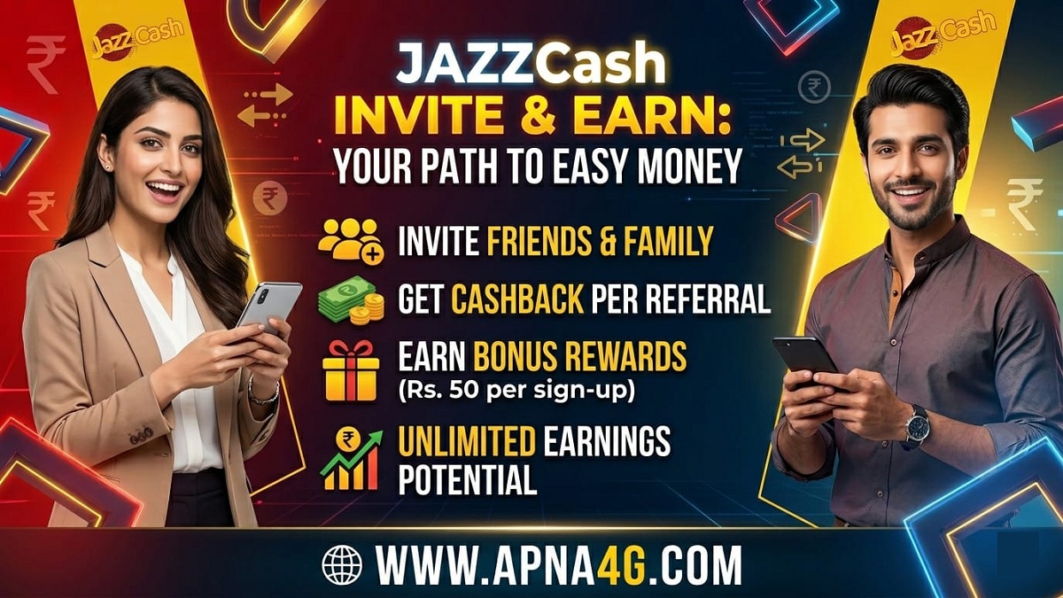 JazzCash Invite and Earn Details