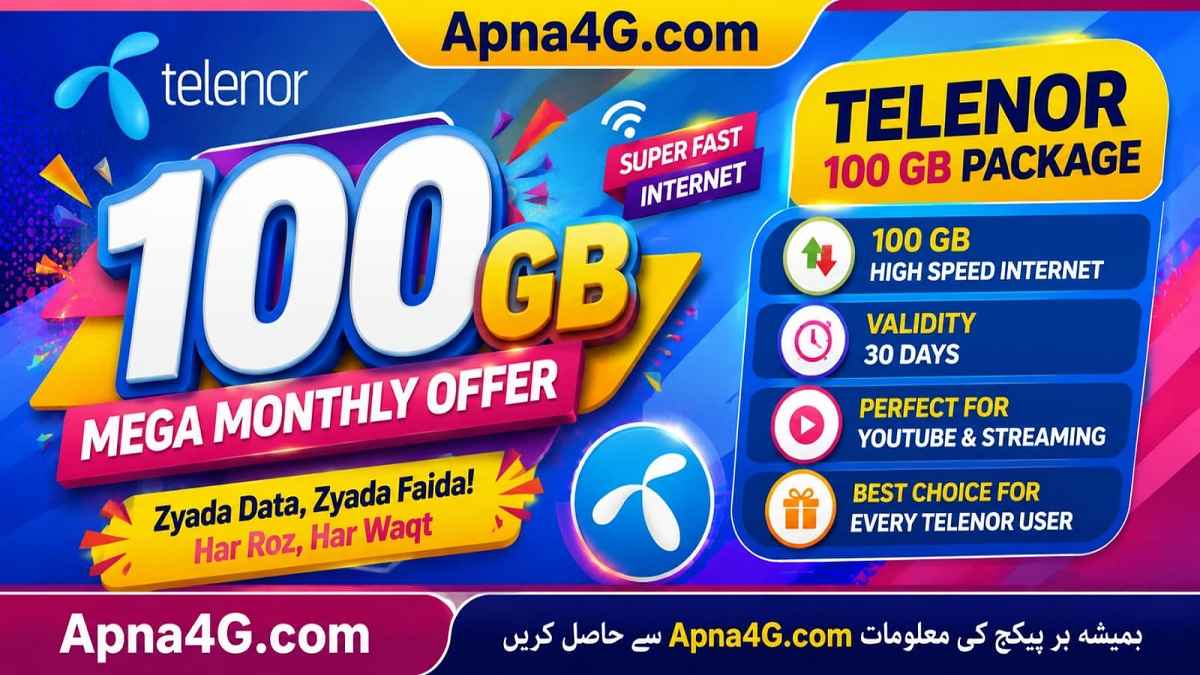 Telenor 100 GB Package