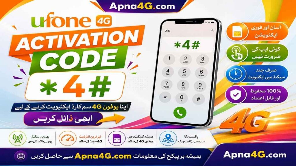 Ufone 4G Activation Code