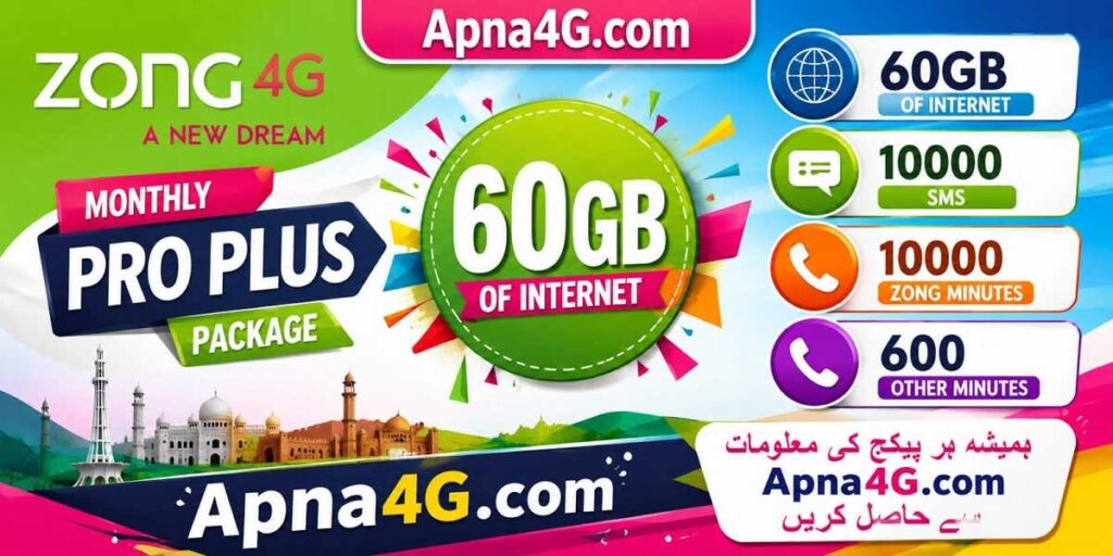 Zong Monthly Pro Plus Package Price