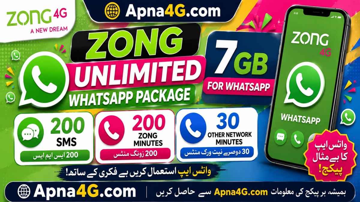 Zong WhatsApp Plus Offer info