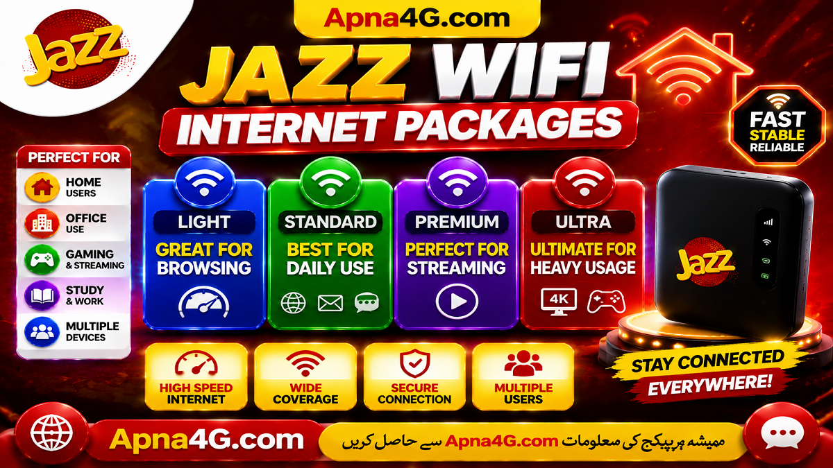 Jazz 4G Device Price & Packages