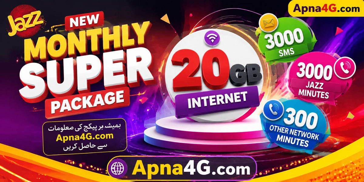 Jazz Monthly Super Offer 20GB 2026