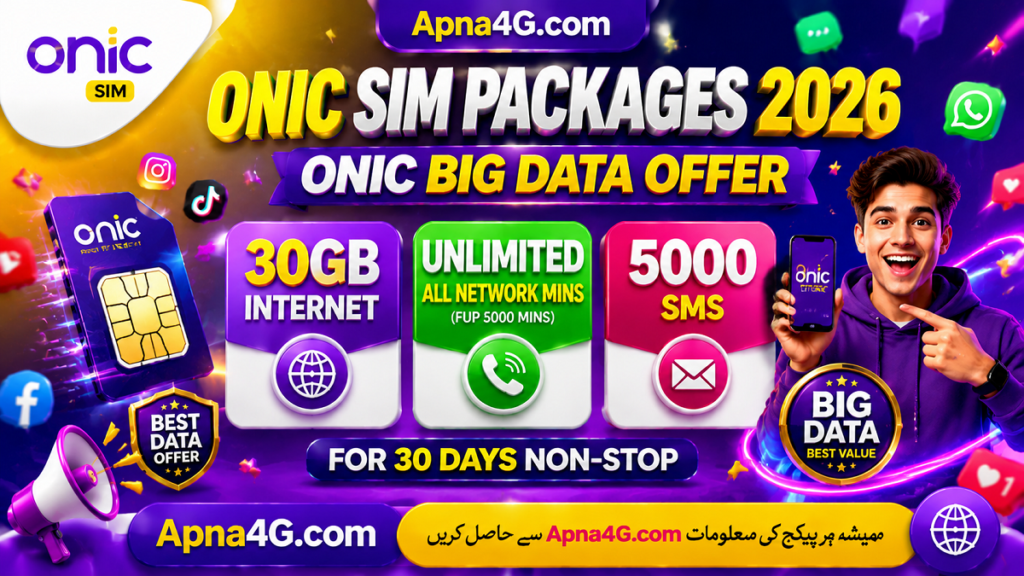 Onic Sim Packages SMS, Call & Internet Plans