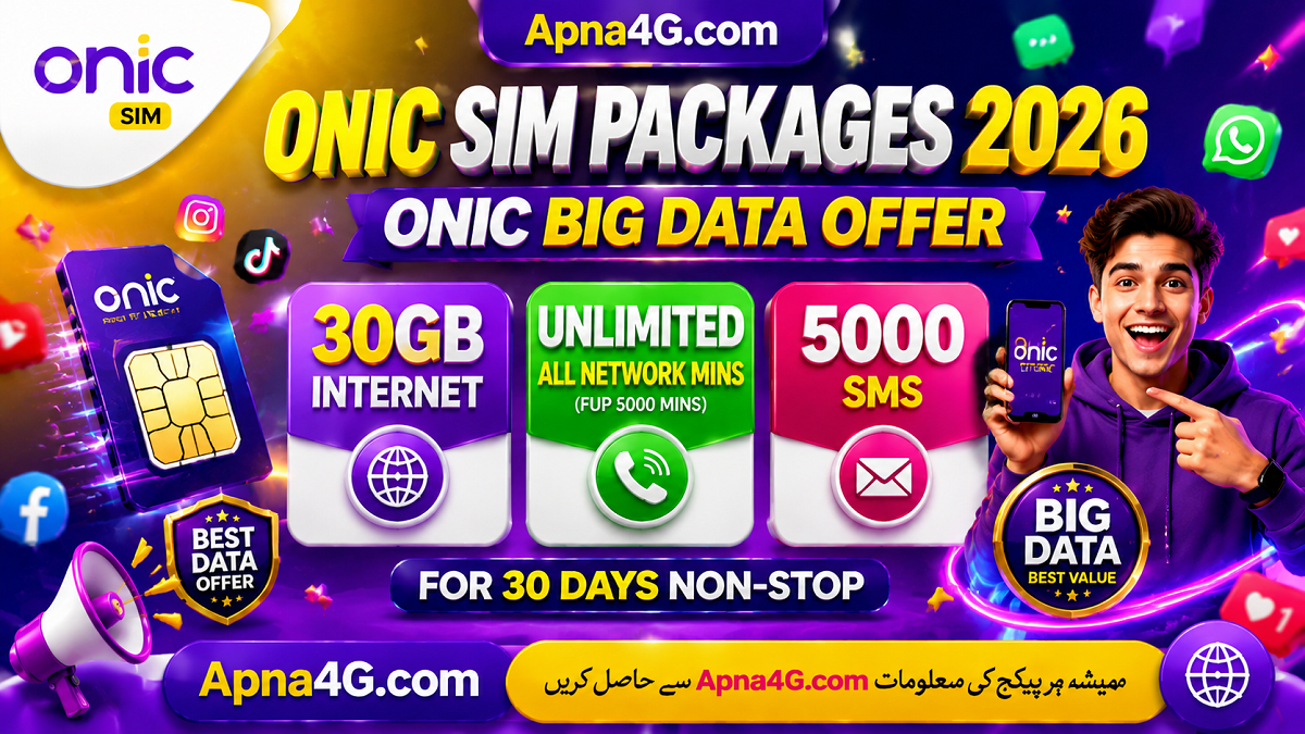 Onic Sim Packages SMS, Call & Internet Plans