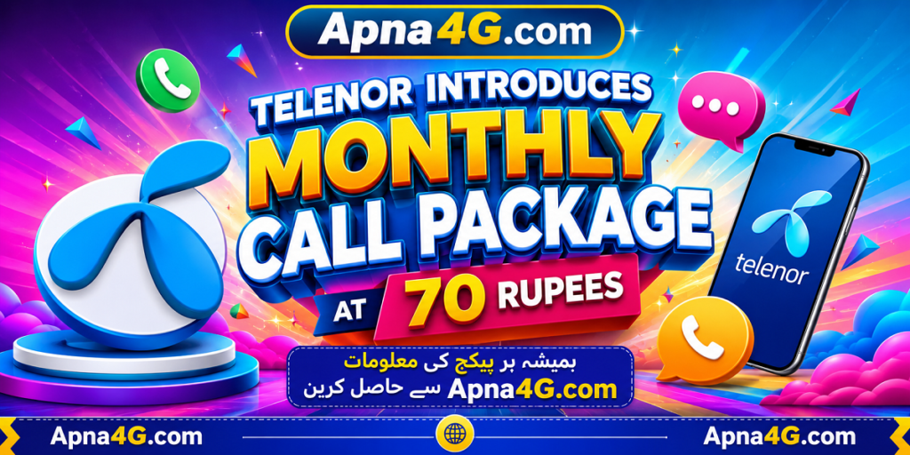 Telenor Monthly Call Package 70 Rupees