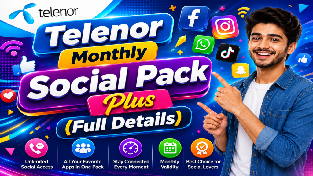 Telenor Monthly Social Pack Plus