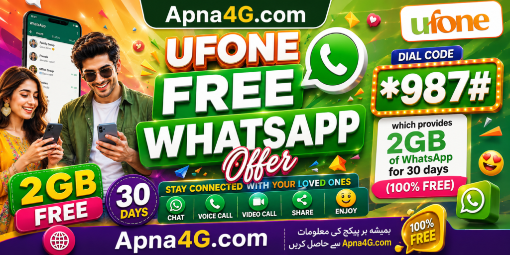 Ufone Free WhatsApp Code Details