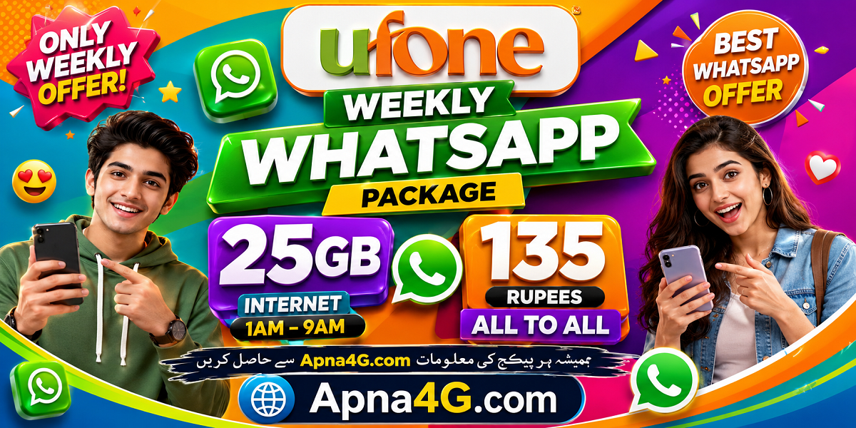 Ufone Weekly WhatsApp Package