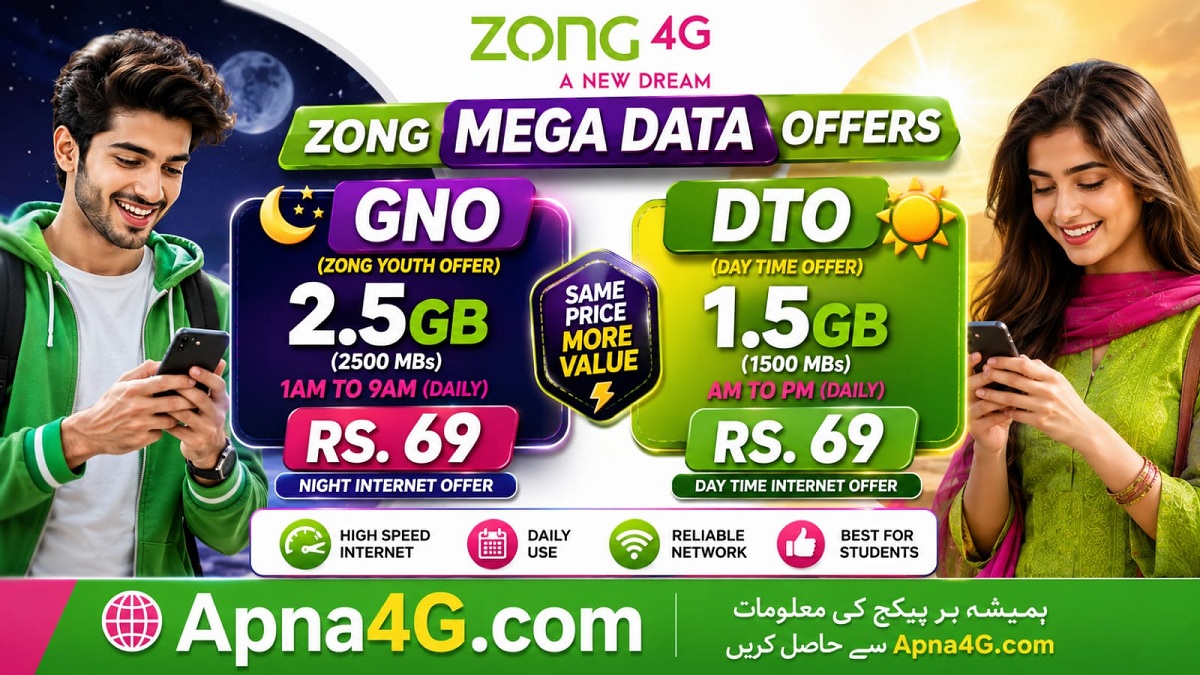 Zong GNO, DTO Offer