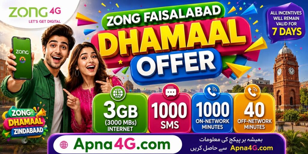 Zong Faisalabad Dhamaal info