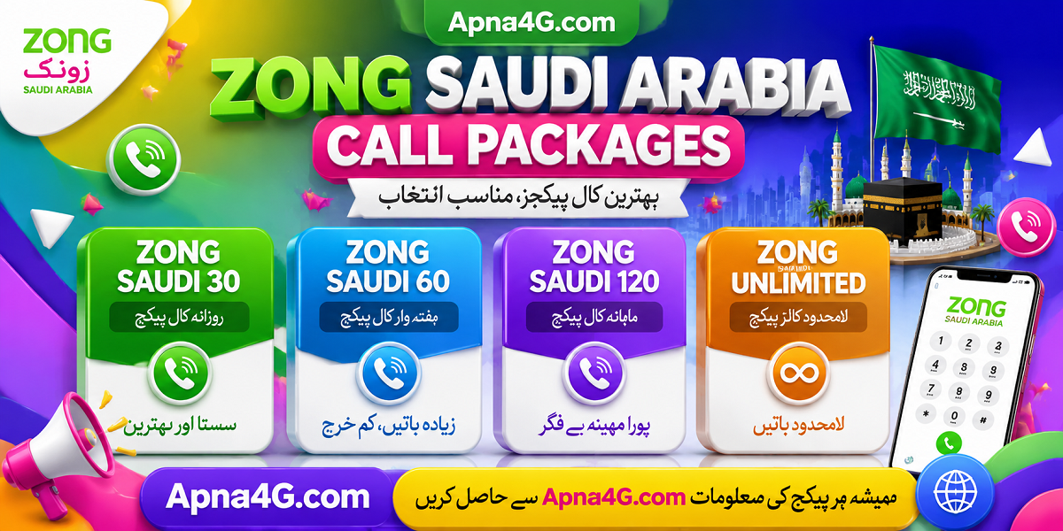 Zong Saudi Arabia Call Packages