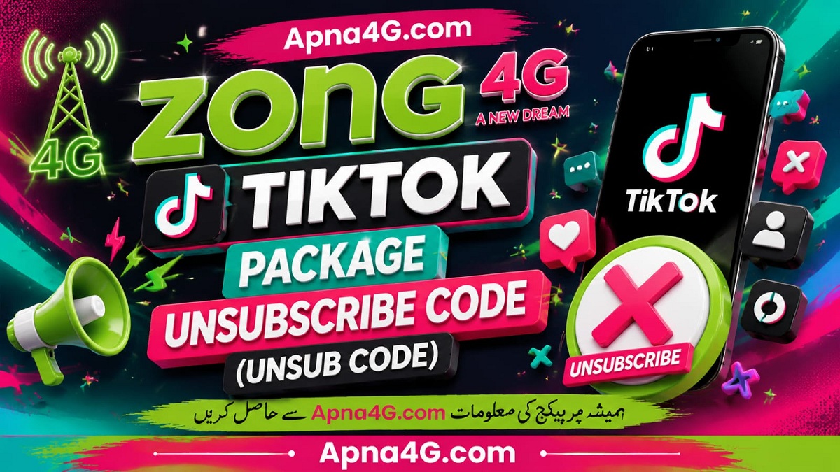 Zong TikTok Package Unsubscribe