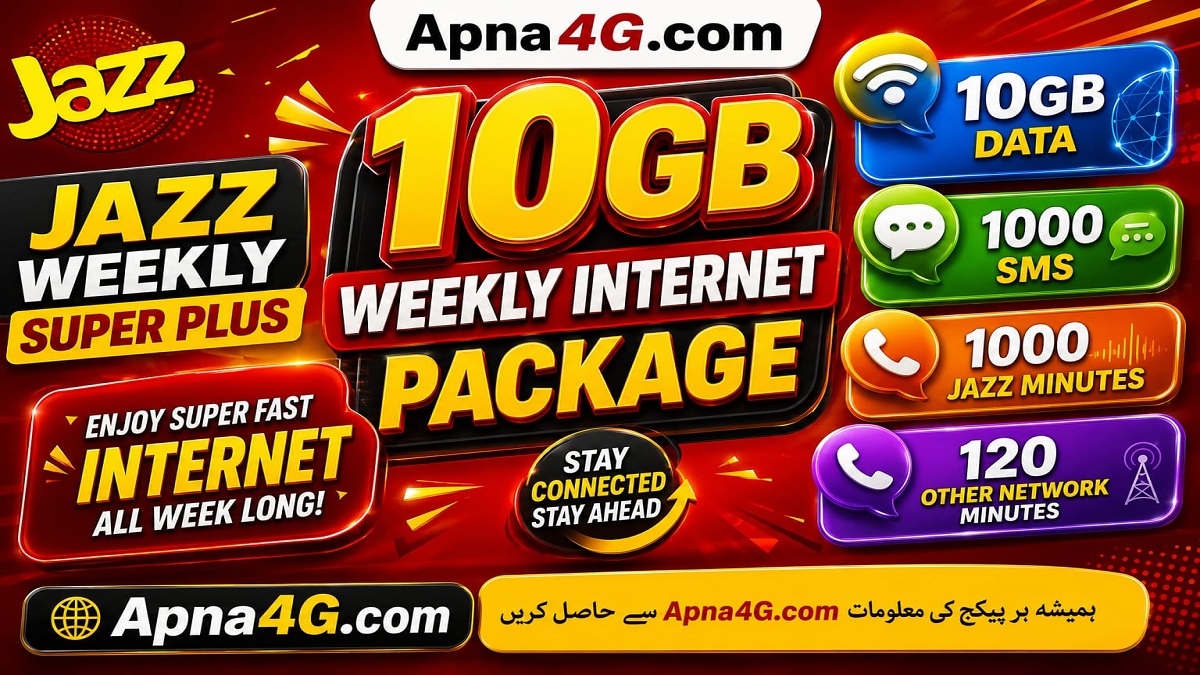 Jazz Weekly Internet Package 10 GB