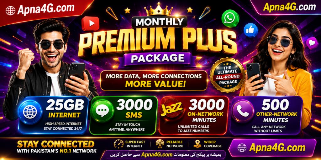Jazz Monthly Premium Plus Package