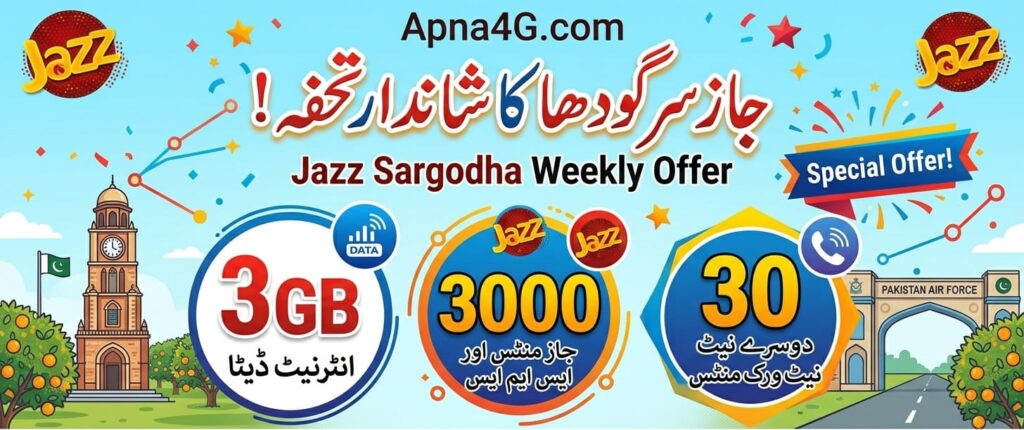 Jazz Sargodha Weekly Offer