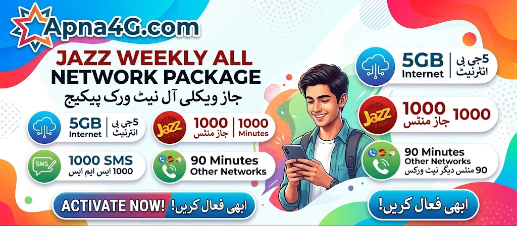 Jazz Weekly All Network Package 5GB