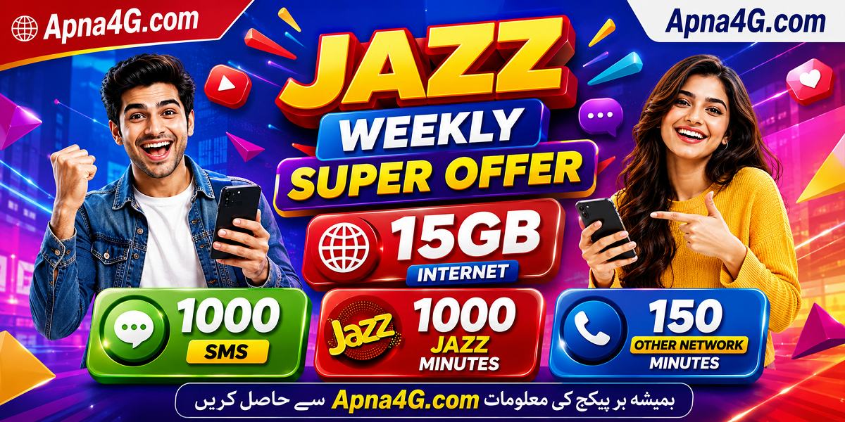 Jazz Weekly Super Offer 15GB