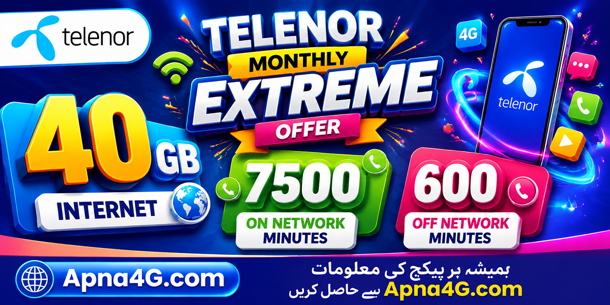 Telenor Monthly Extreme Offer