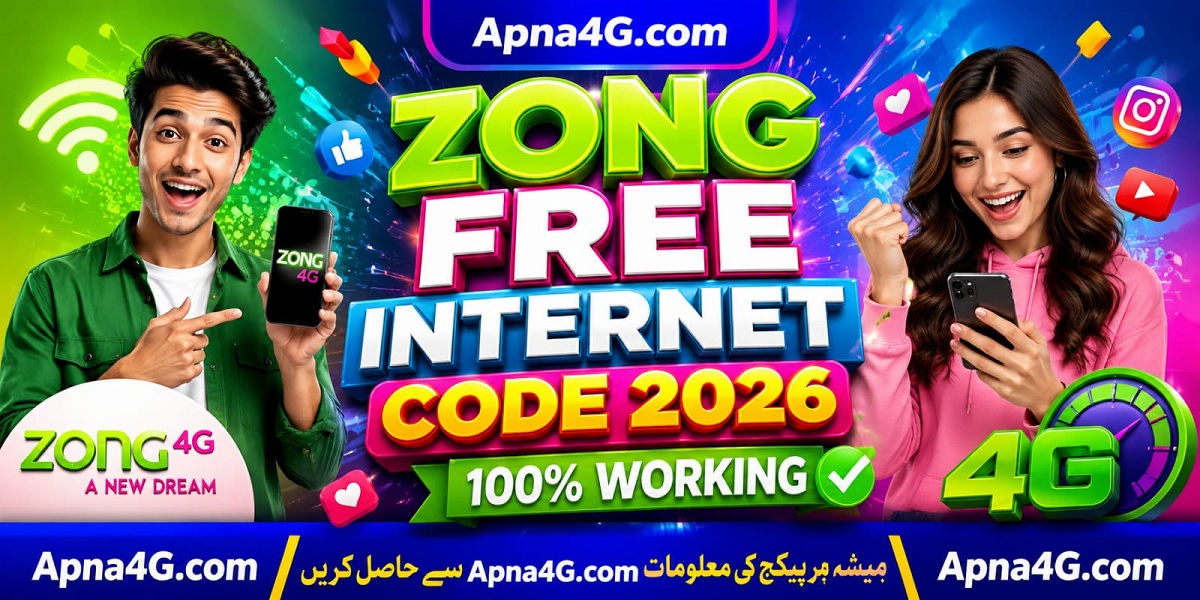 Zong Free Internet Code 2026-27