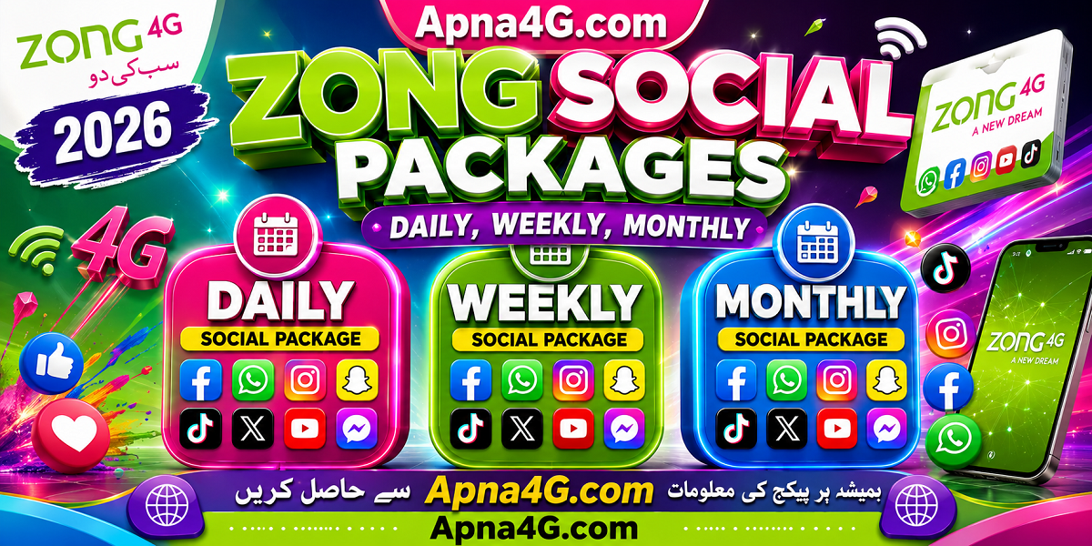 Zong Social Packages Details