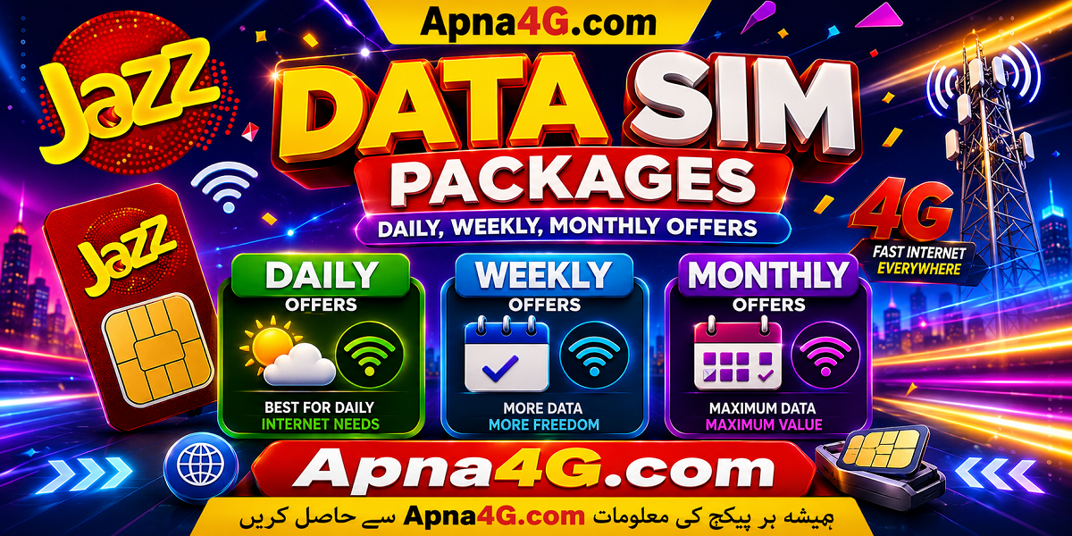 Jazz Data SIM Packages