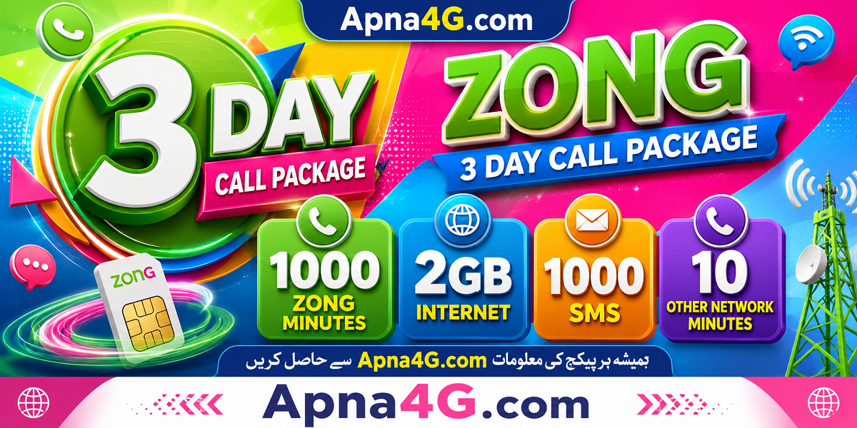 Zong 3 Day Call Package