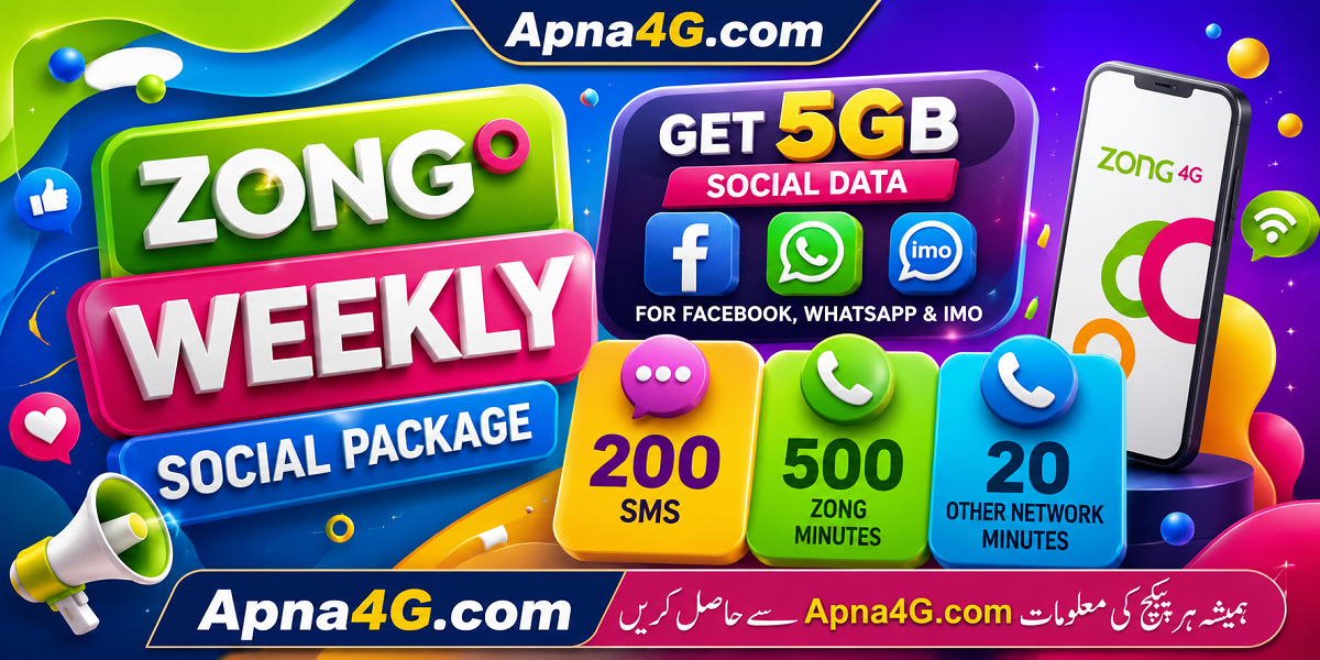 Zong Social Package Weekly