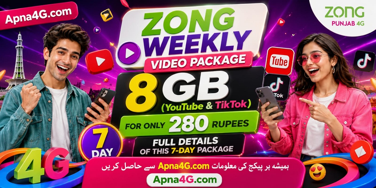 Zong Weekly Video Offer 8GB