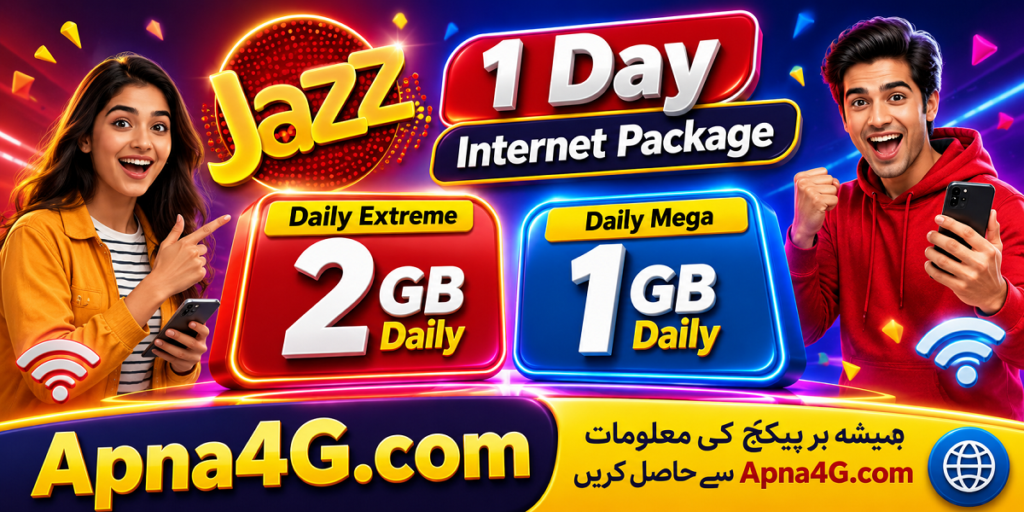Jazz One Day Internet Package Daily