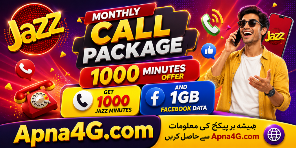 Jazz Monthly Call Package 1000 Minutes