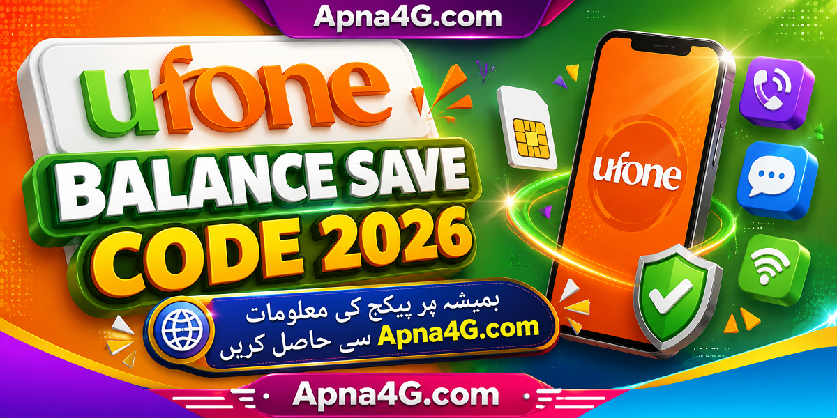 Ufone Balance Save Code While Using Internet