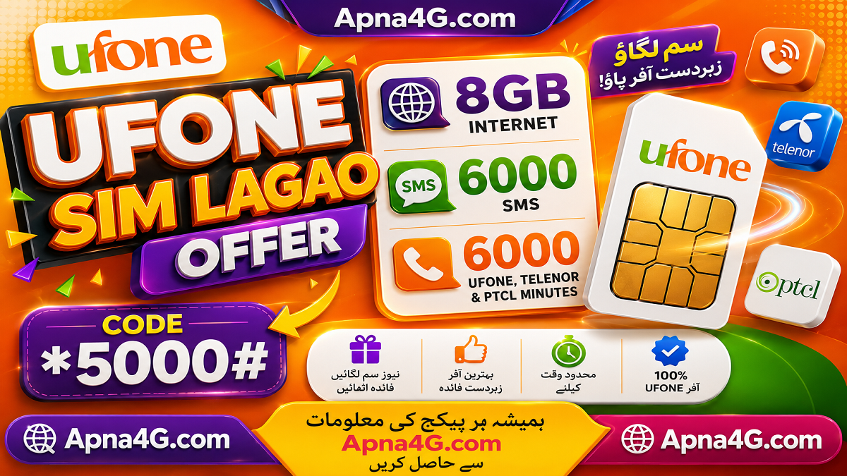 Ufone Sim Lagao Offer Complete Details