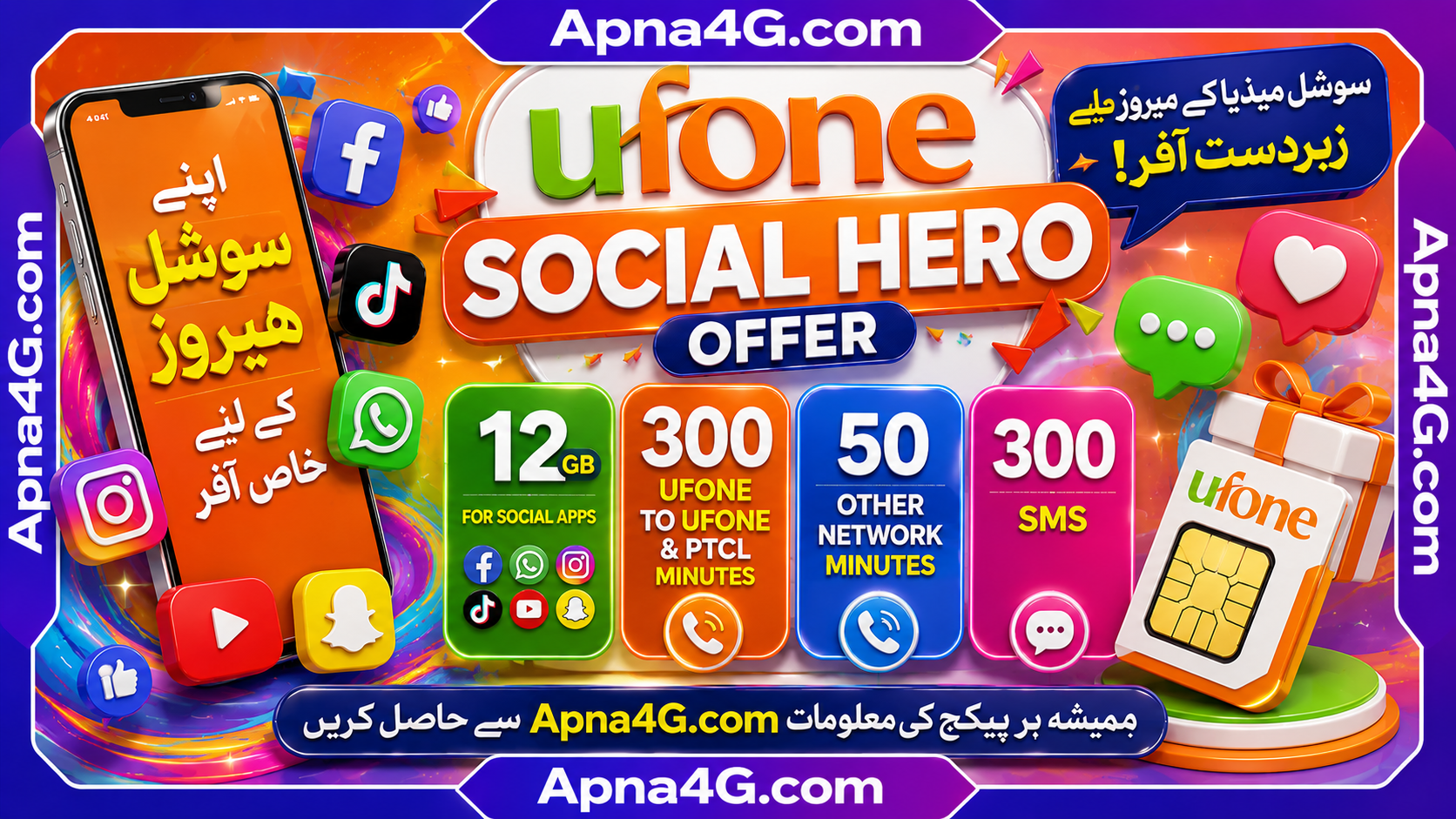 Ufone Social Hero Offer Details