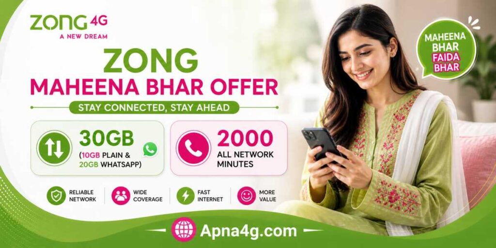 Zong Maheena Bhar Offer